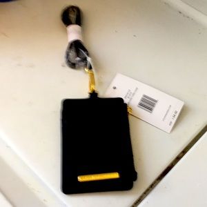 Lanyard with zippered pouch